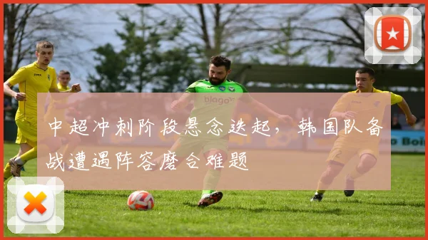 中超冲刺阶段悬念迭起，韩国队备战遭遇阵容磨合难题