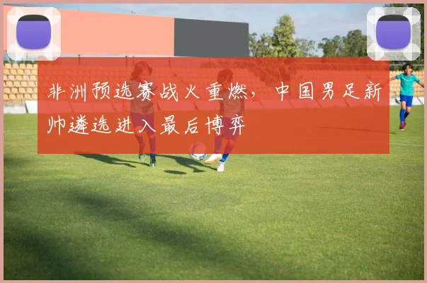 非洲预选赛战火重燃，中国男足新帅遴选进入最后博弈